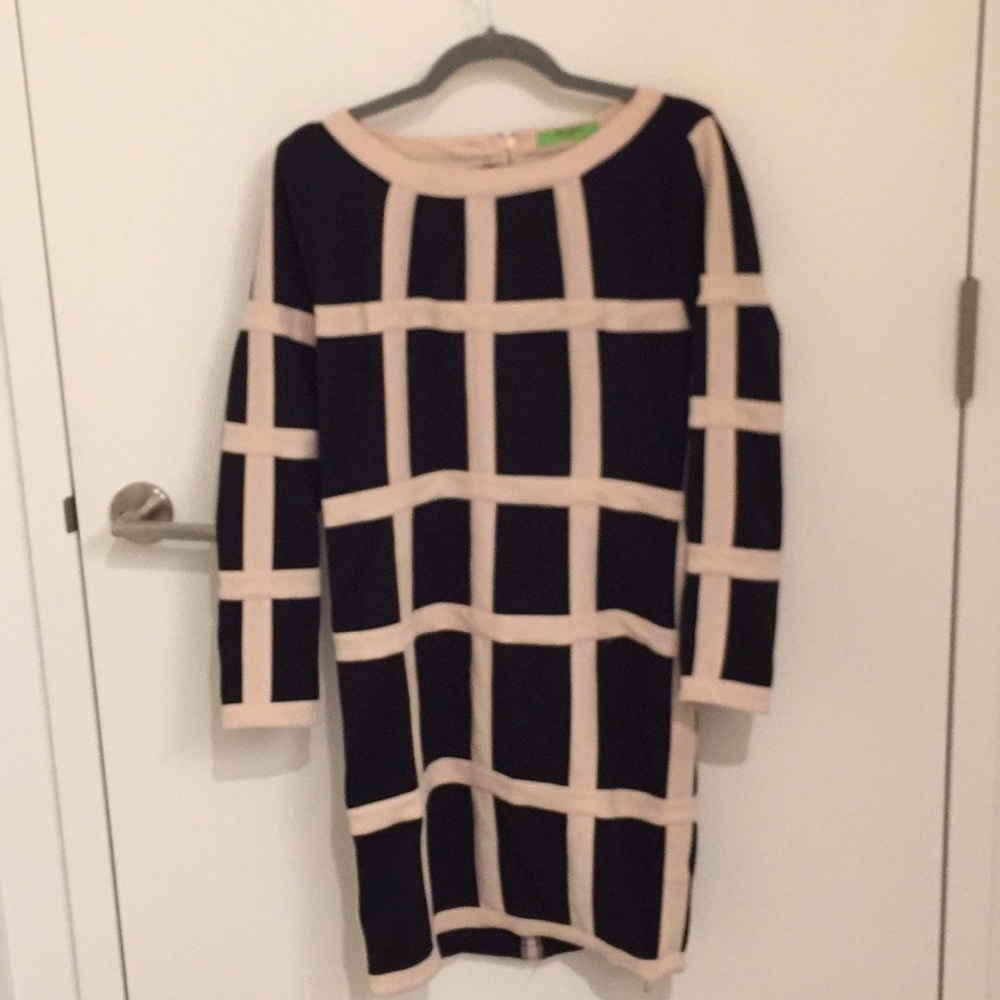 NWOT Grid Mini Dress
